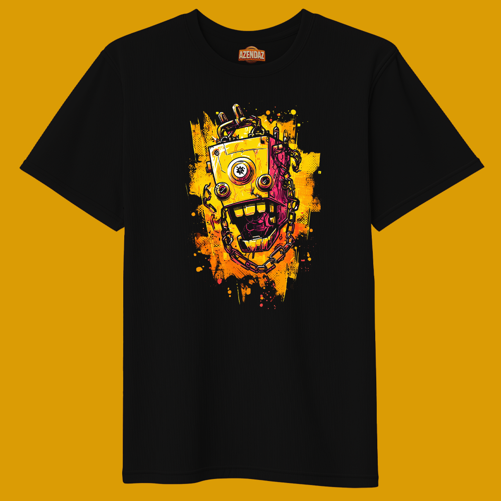 chains Az | Heavy Oversize T-Shirt (240g/m²) | Hochwertiger Deutscher Druck - AZ-A0115