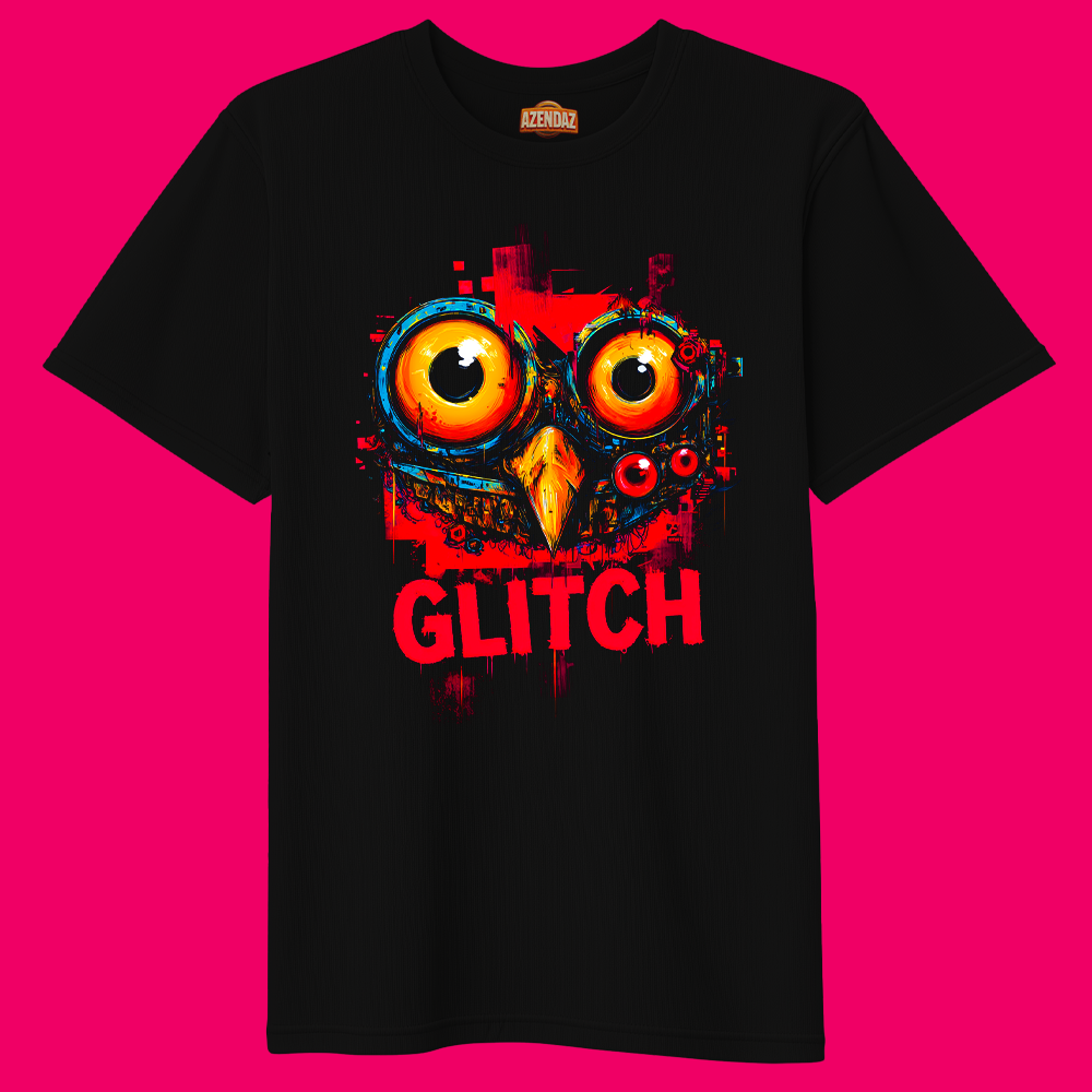 GLITCH | Heavy Oversize T-Shirt (240g/m²) | Hochwertiger Deutscher Druck - AZ-A0124