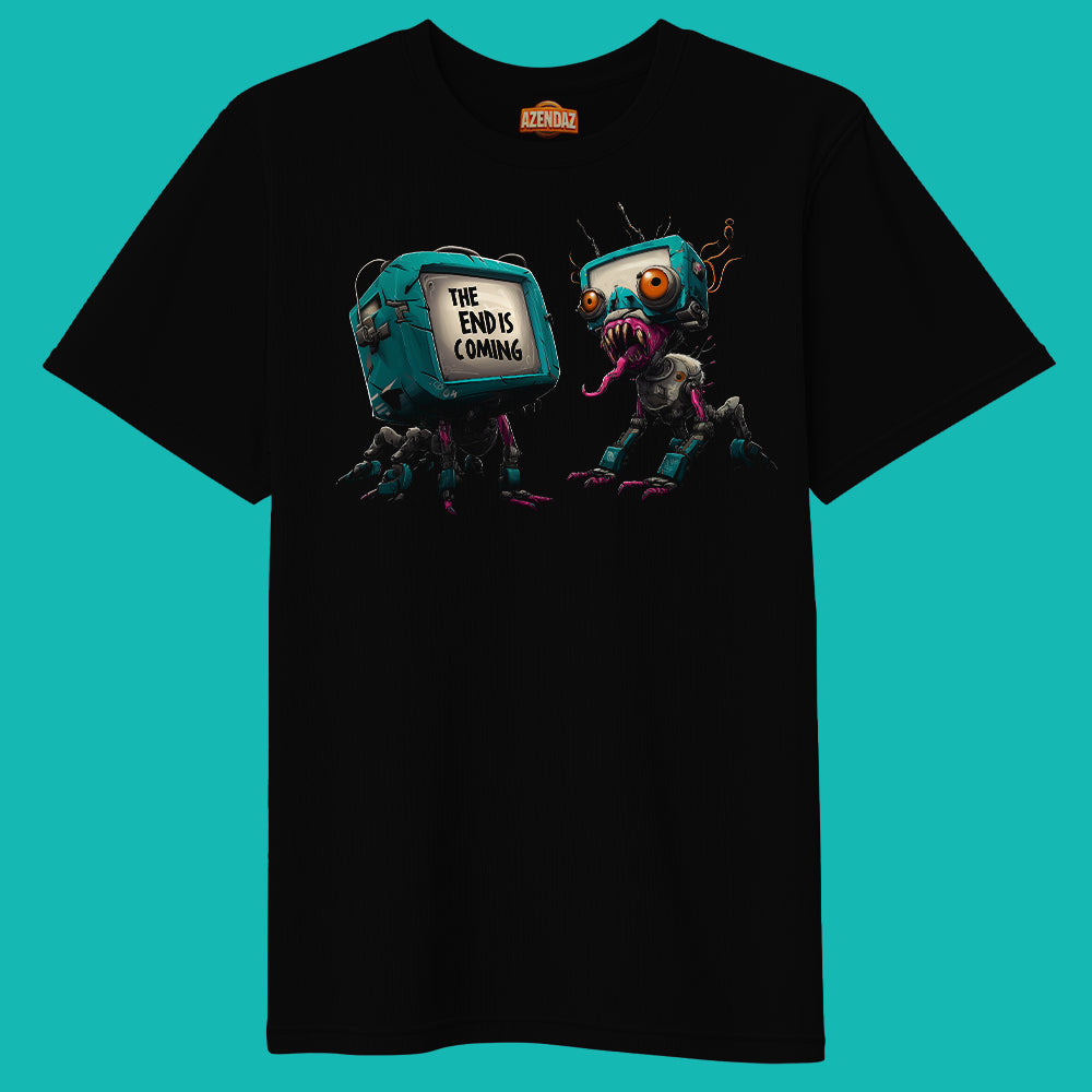 THE END IS COMING | Heavy Oversize T-Shirt (240g/m²) | Hochwertiger Deutscher Druck
