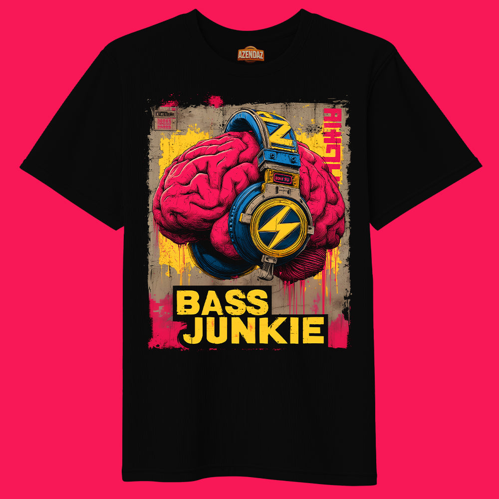 BASS JUNKIE | Heavy Oversize T-Shirt (240g/m²) | Hochwertiger Deutscher Druck