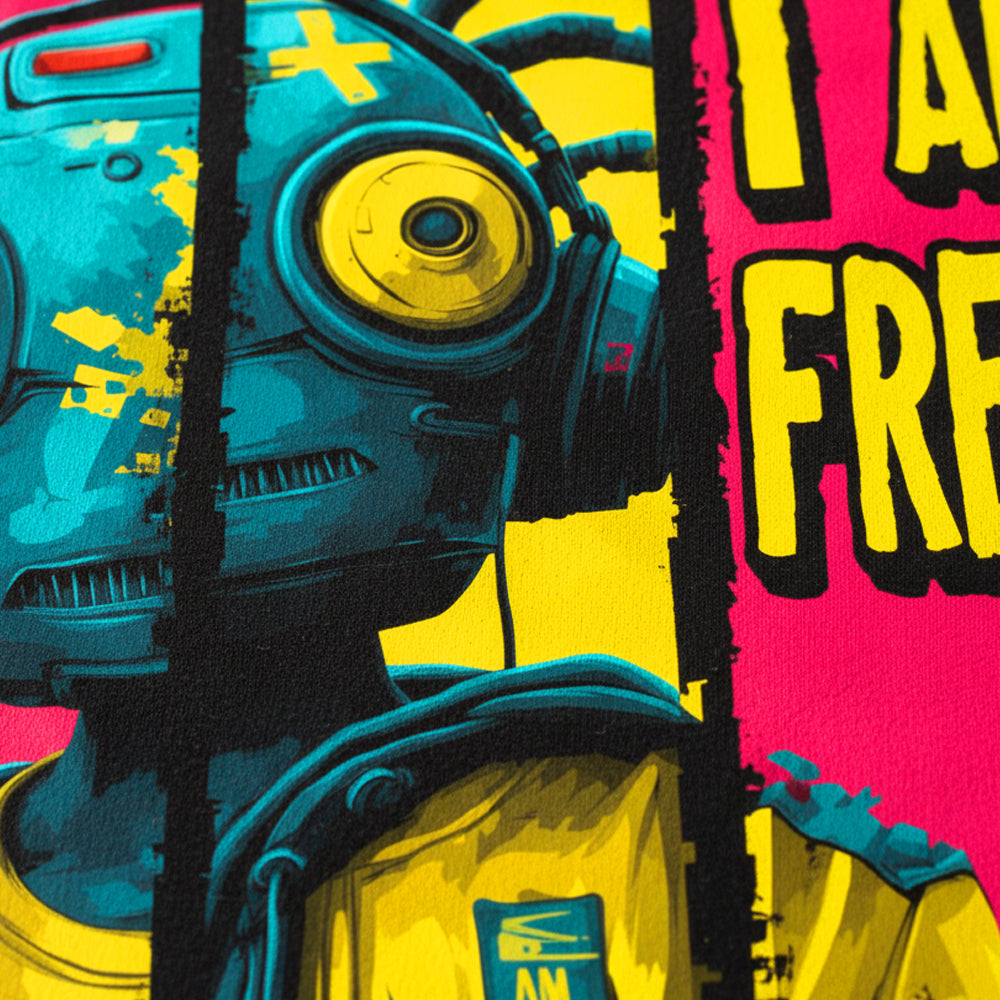 I AM FREE | Heavy Oversize T-Shirt (240g/m²) | Hochwertiger Deutscher Druck