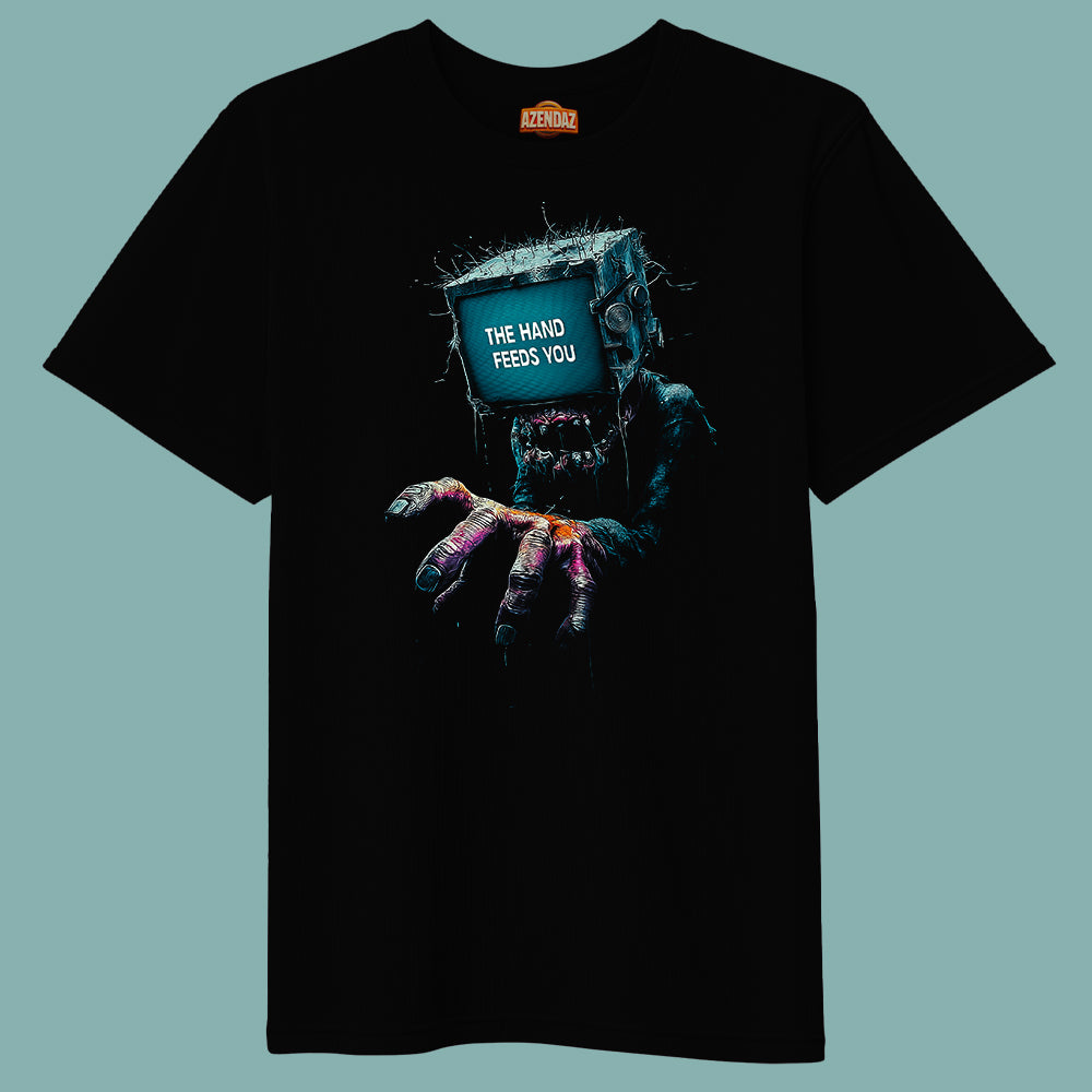 The Hand Feeds You| Heavy Oversize T-Shirt (240g/m²) | Hochwertiger Deutscher Druck