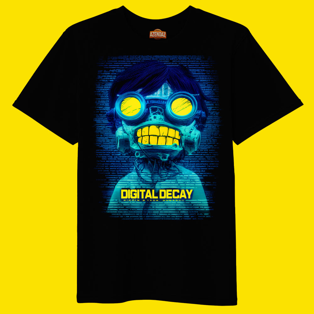 DIGITAL DECAY | Heavy Oversize T-Shirt (240g/m²) | Hochwertiger Deutscher Druck