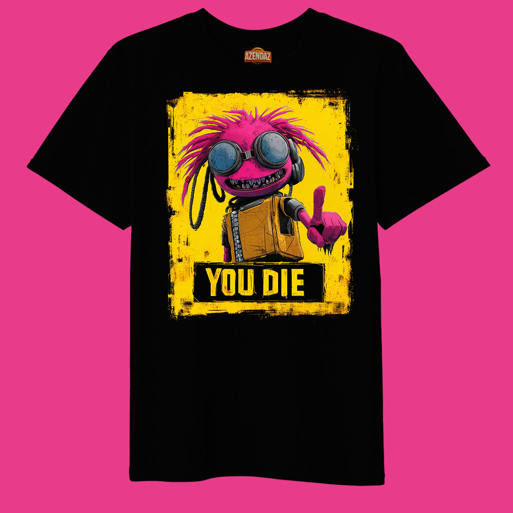 YOU DIE | Heavy Oversize T-Shirt (240g/m²) | Hochwertiger Deutscher Druck