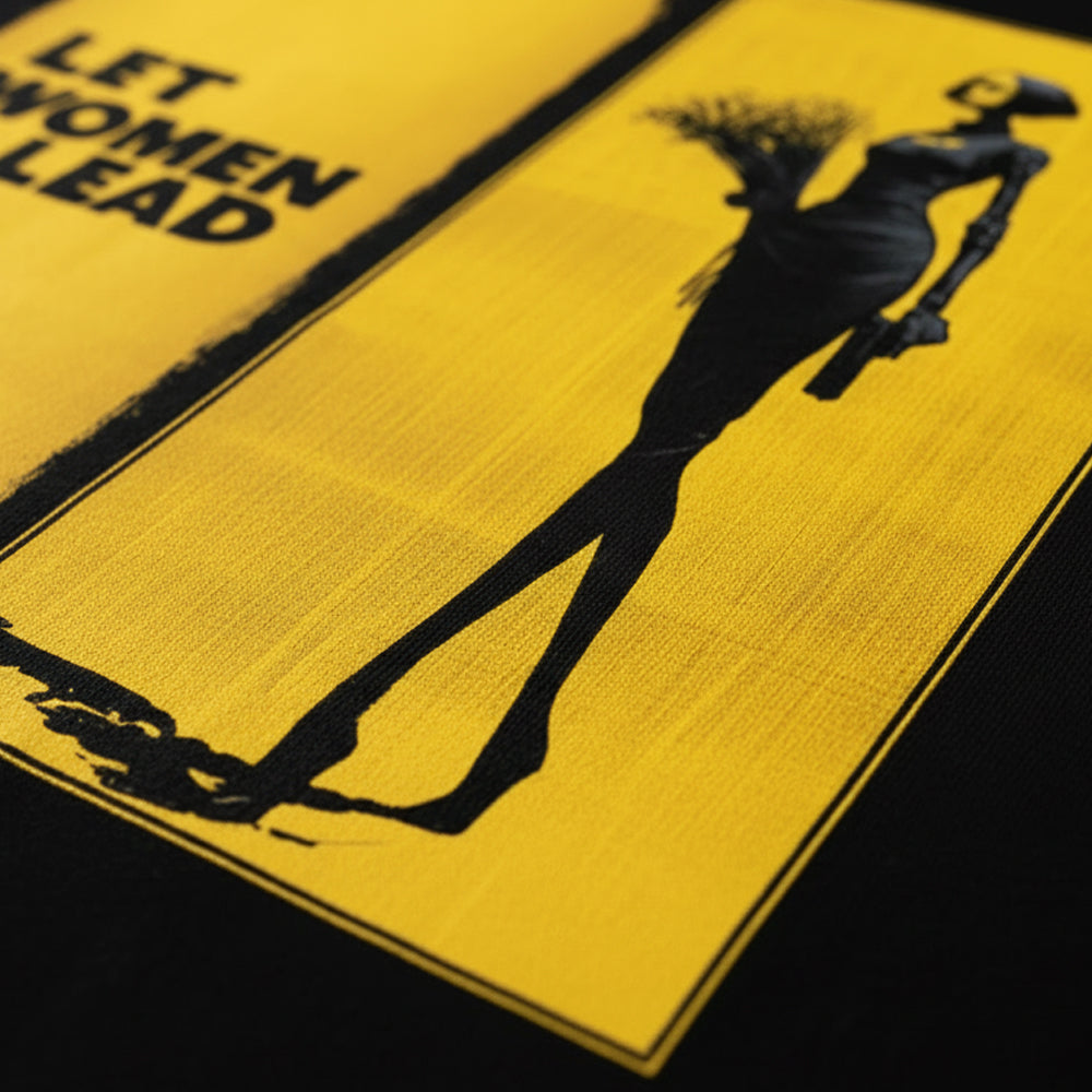 WOMEN LEAD | Heavy Oversize T-Shirt (240g/m²) | Hochwertiger Deutscher Druck