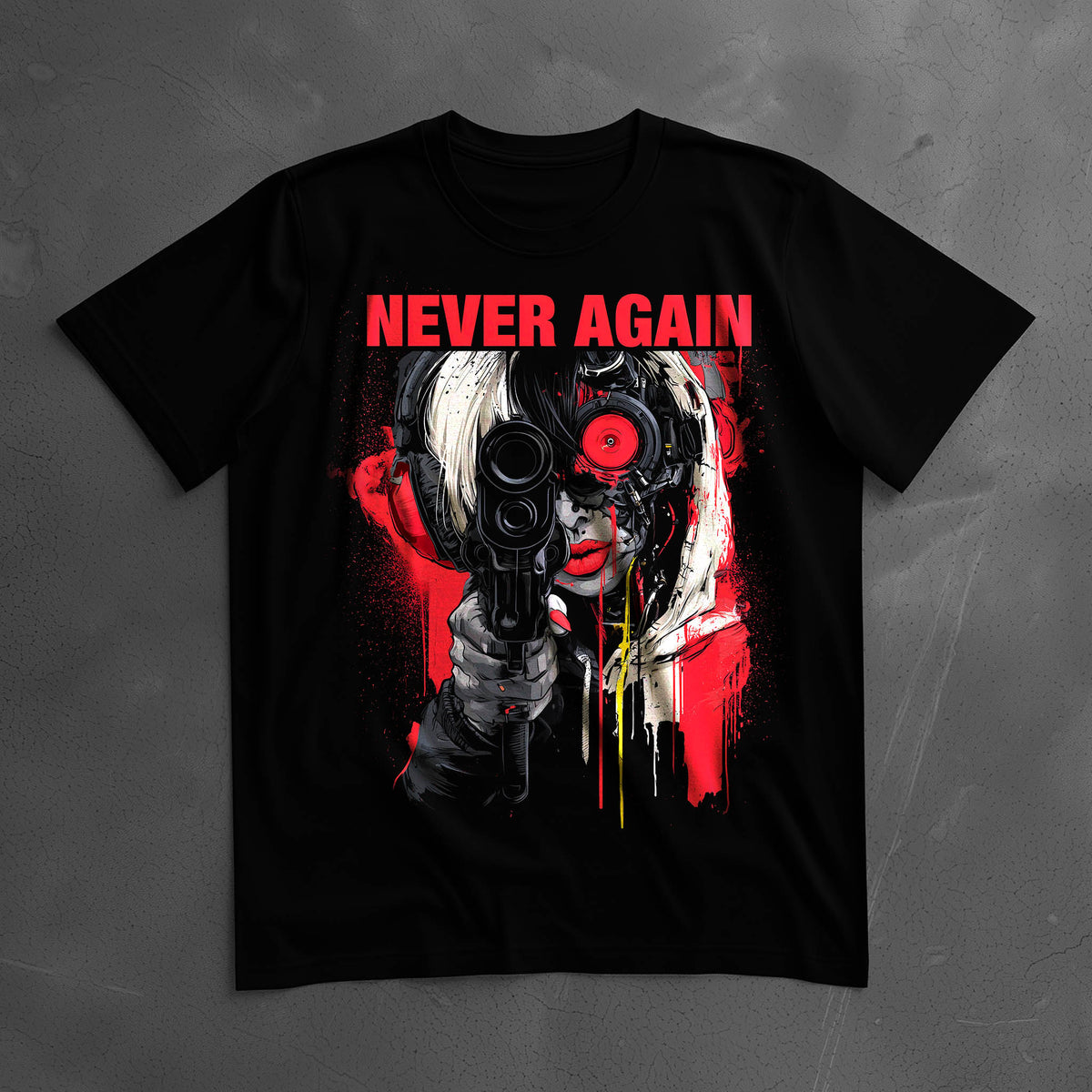 NEVER AGAIN